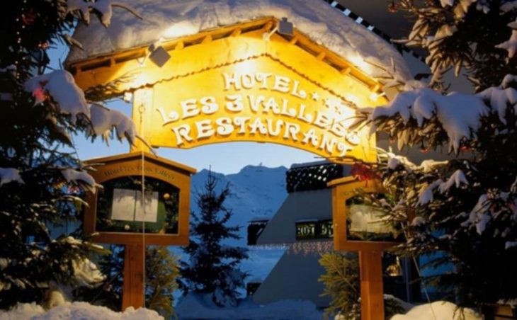 Hotel Les Trois Vallees, Val Thorens, Restaurant Entrance